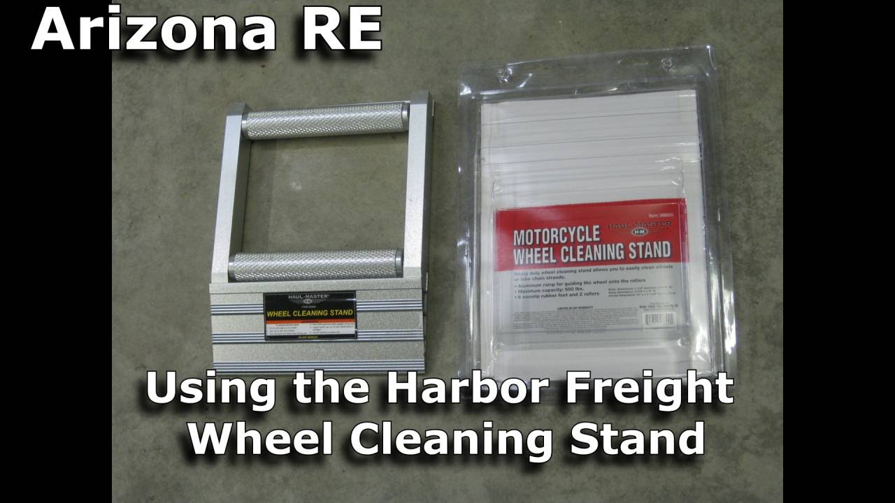 MotoVlog Special - Harbor Freight Wheel Cleaning Stand and Puig Hugger Install!