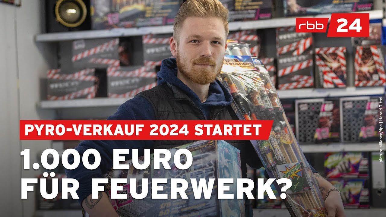 Berlin: Pyrofans kaufen Feuerwerk f&uuml;r Silvester 2024
