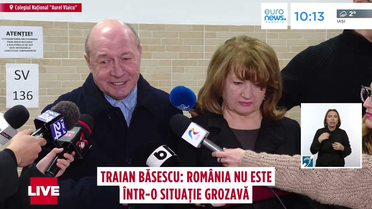Alegeri București 2025. Traian Băsescu: „Am venit la vot îngrijorat”