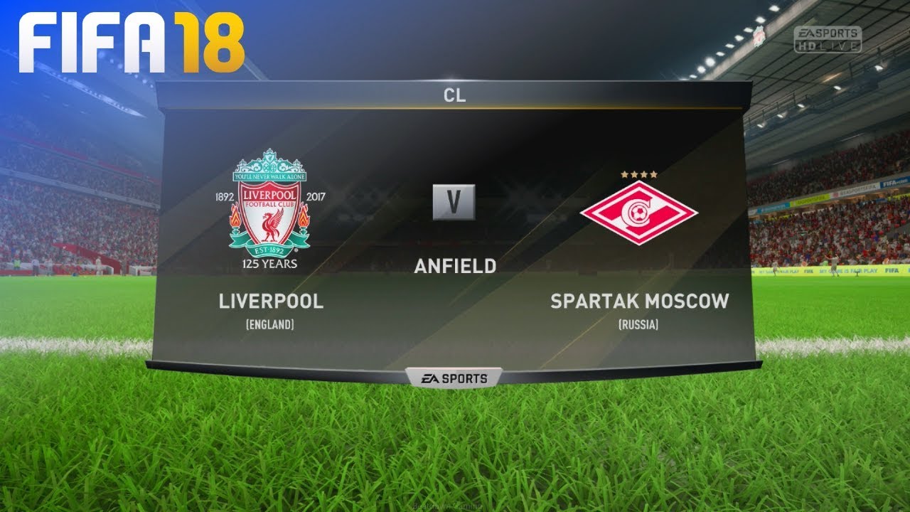 FIFA 18 - Liverpool vs. Spartak Moskow @ Anfield