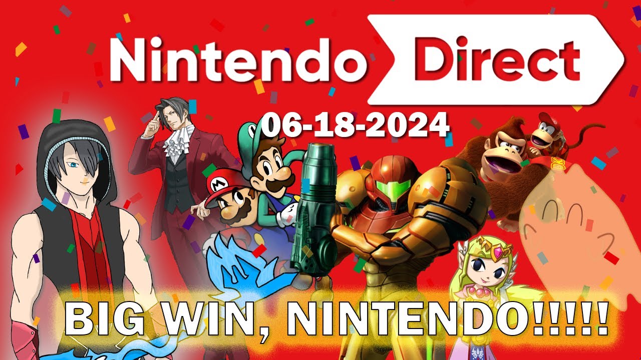 BIG WIN, NINTENDO!!! - KSL Reacts to Nintendo Direct 06-18-2024