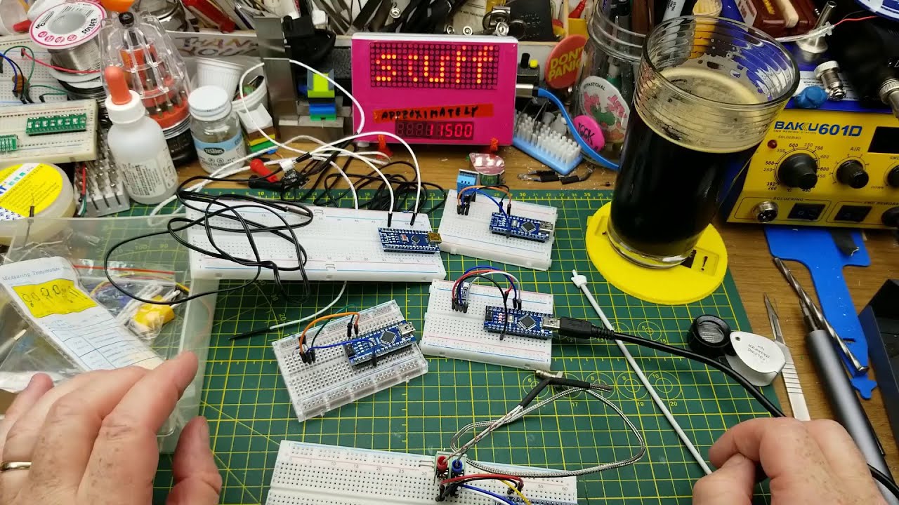 5 temperature sensors for arduino projects