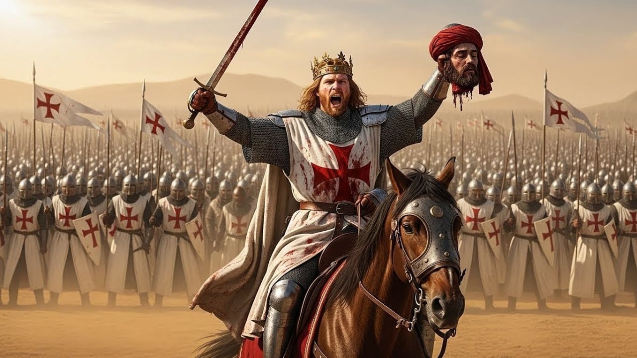 A arsufi csata – Hogyan zúzta szét Oroszlánszívű Richárd Szaladin 30 000 fős seregét 17 perc alatt