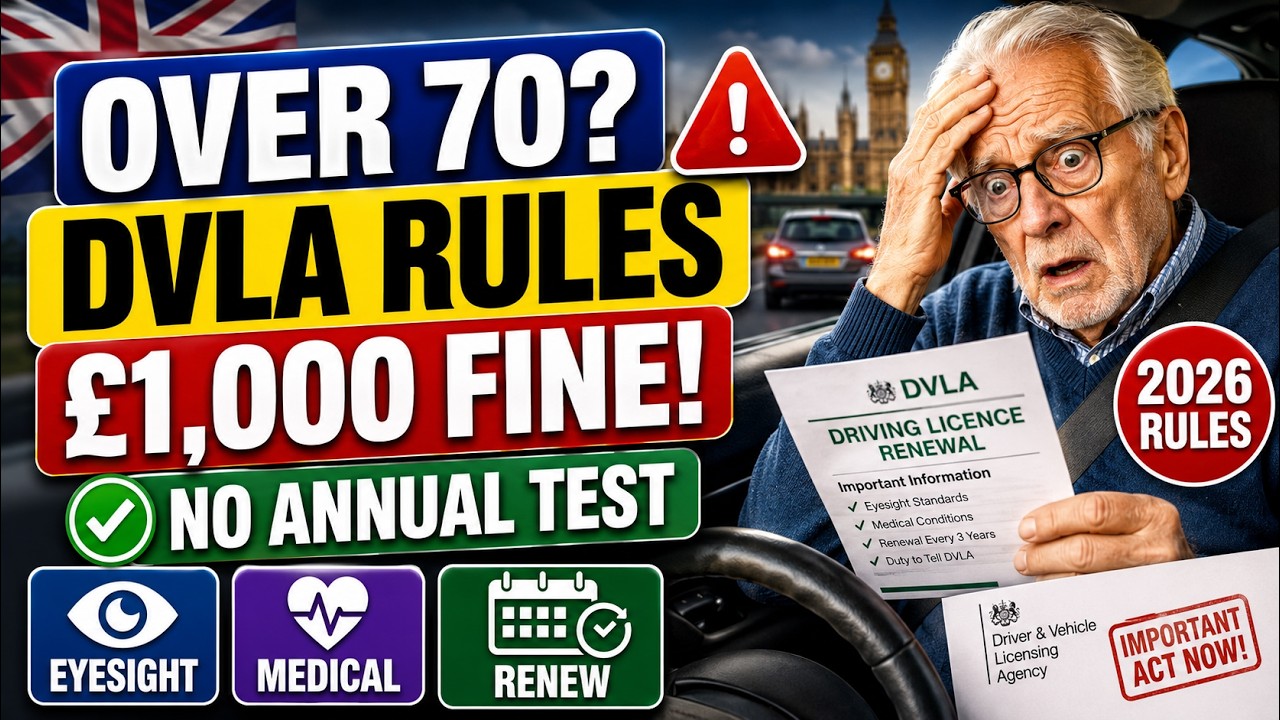 Over 70? This One DVLA Rule Could Fine You &pound;1,000 &mdash; Most Drivers Don't Know