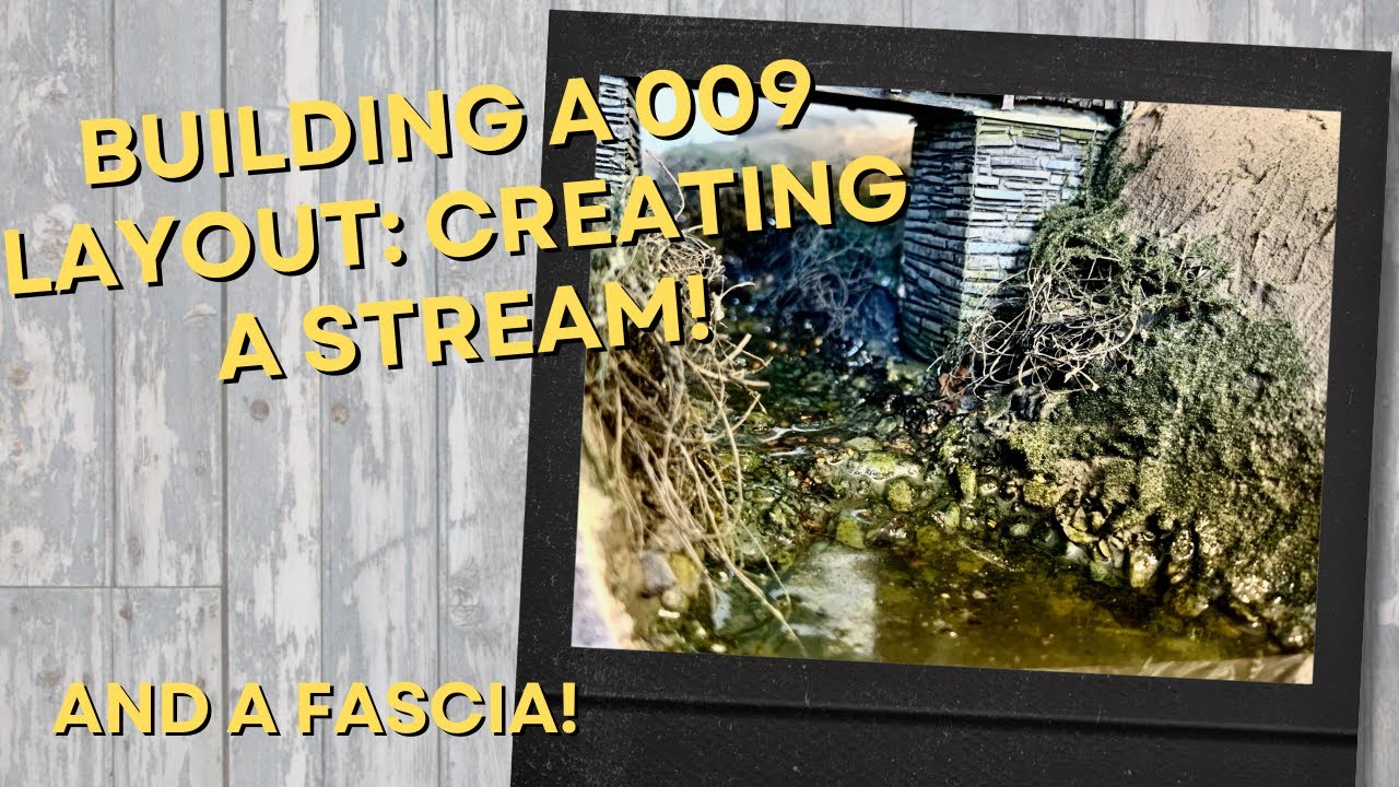 Pouring a Resin Stream for the 009 Corris Model Railway
