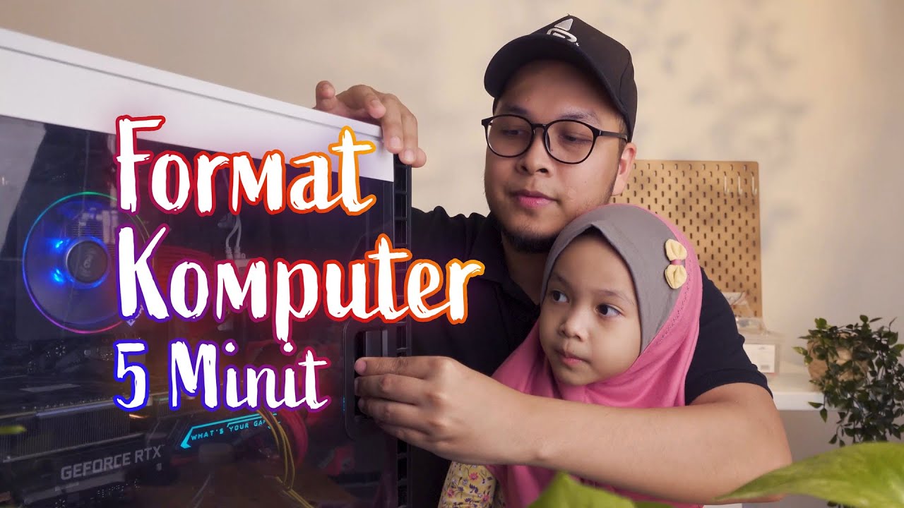 Cara format komputer mudah - 5 minit je saya tunjuk