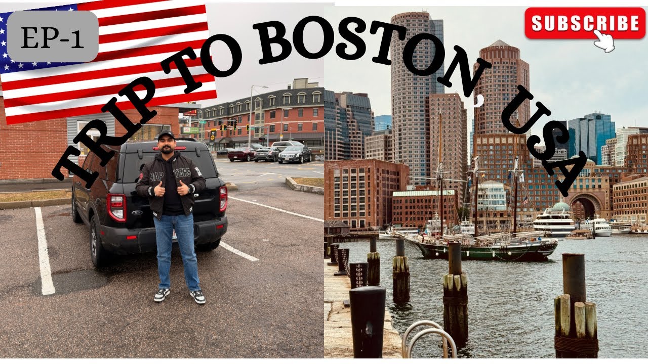| TRIP TO BOSTON, USA🇺🇸 | TRAVEL VLOGS | NMV🔱 #ytvlogs #punjabivlogger #travelvlog #canada #india 