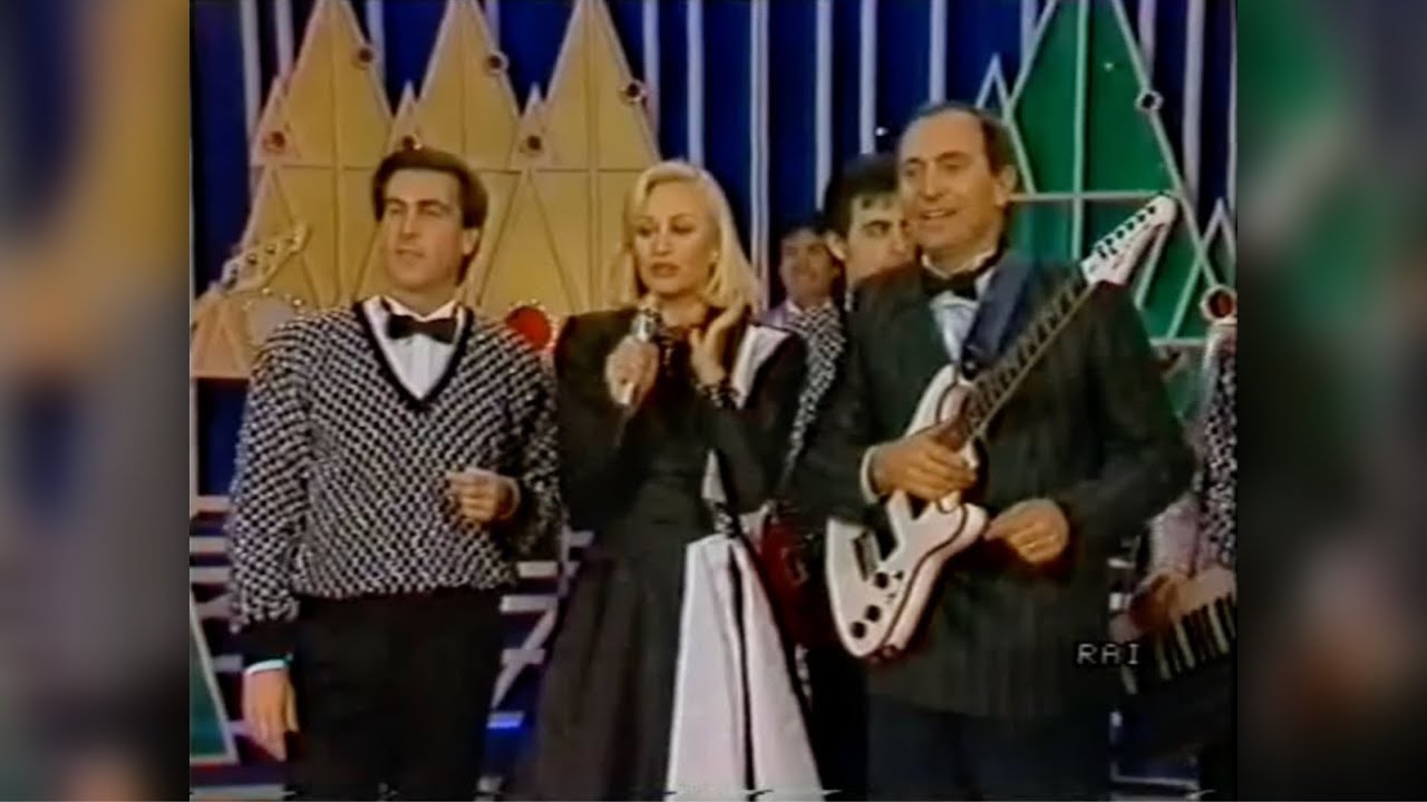 Raoul Casadei e Raffaella Carrà a domenica in (1986)