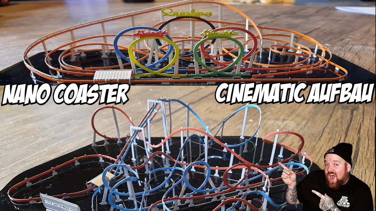 Wir bauen selbst 3 Achterbahnen auf - Nano Coaster Cinematic Aufbau
