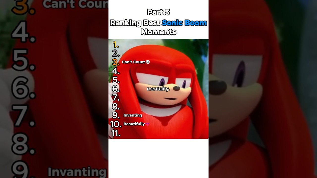 Knuckles Mentality 😭 #knuckles #sonicboom #sonic #mentality #sonicedit #moments