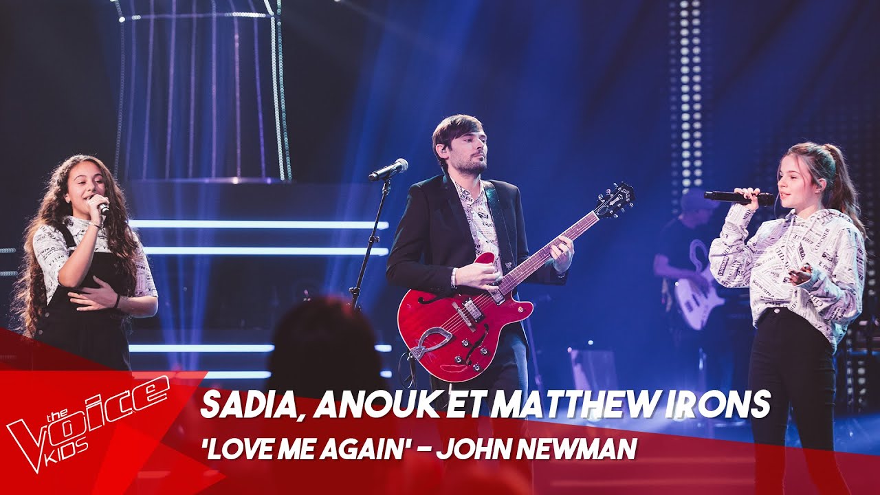 Sadia, Anouk et Matthew Irons - 'Love me again' | Finale | The Voice Kids Belgique