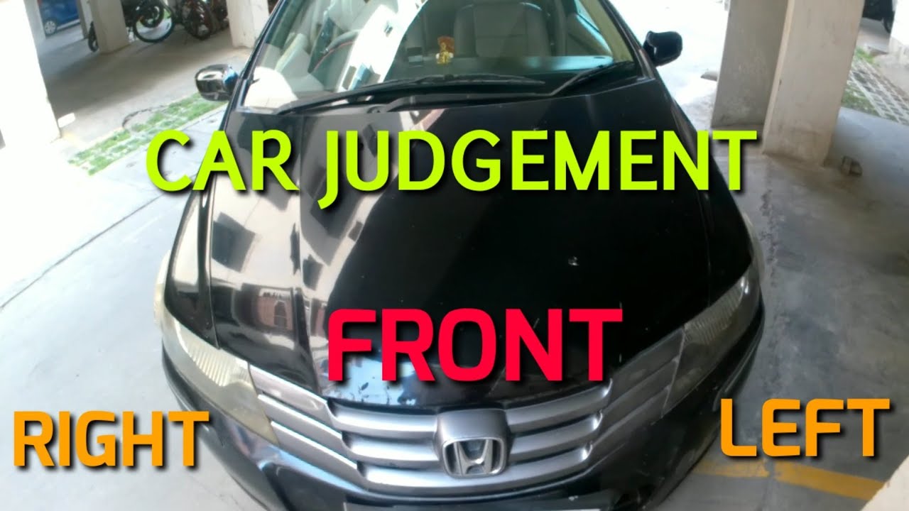 Car judgement Left side, right side and front in parking | Driving lesson on judgement-Part 1