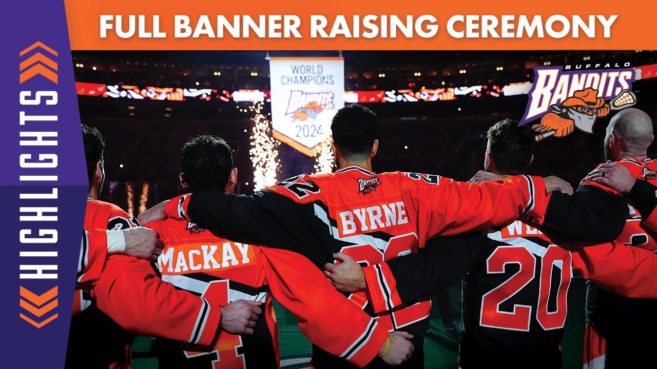 Bandits Raise Sixth Championship Banner | Full Banner Ceremony Video | Buffalo Bandits