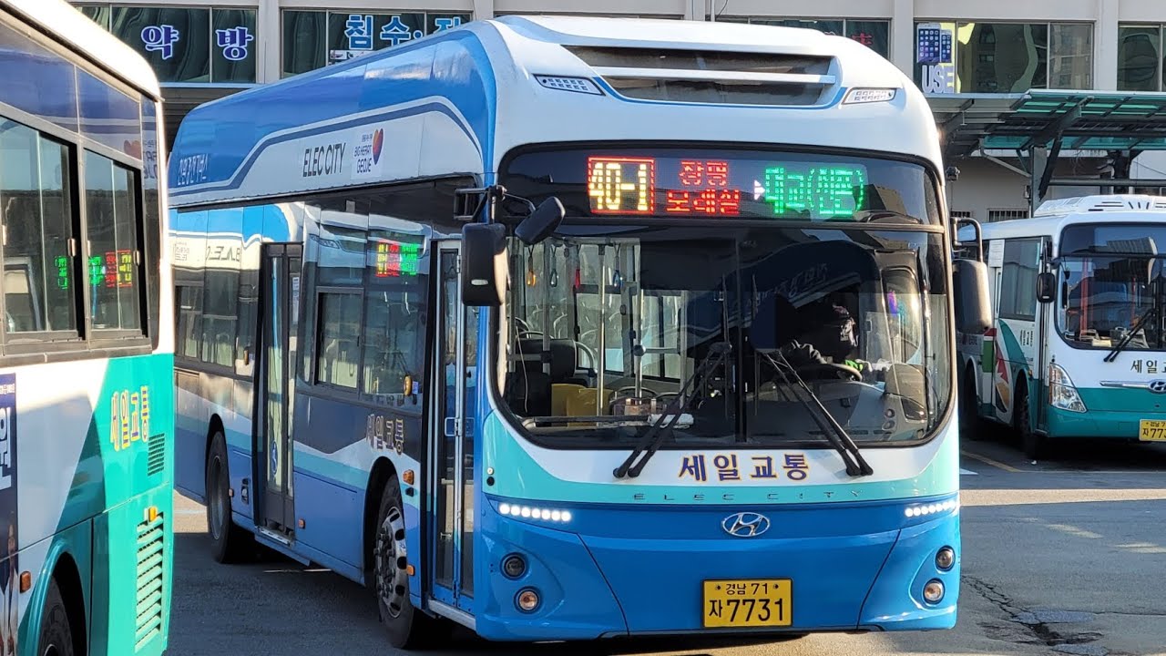 [4K] 거제 세일교통 40-1번 7731호 주행영상