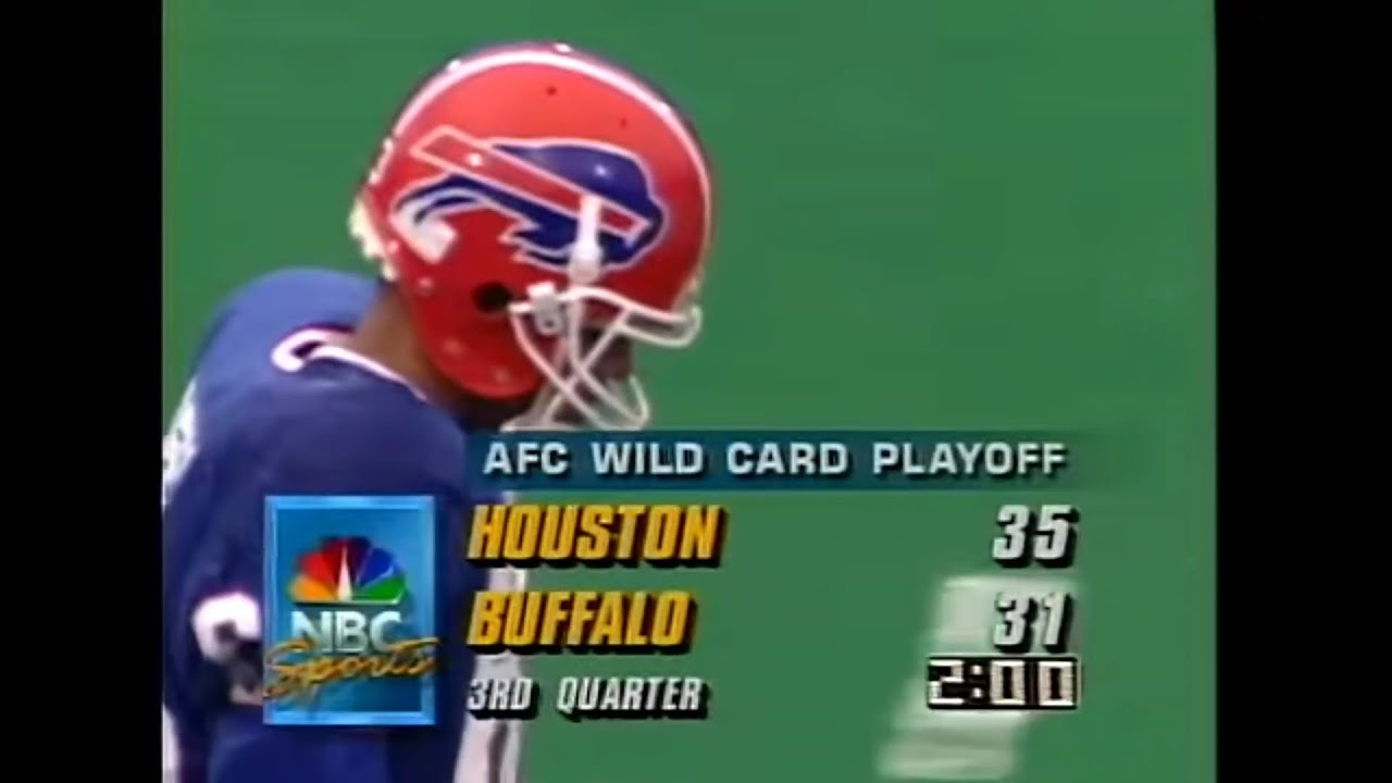 Houston Oilers vs. Buffalo Bills (1992 AFC  Wildcard Game)  Re-watch & Reaction!