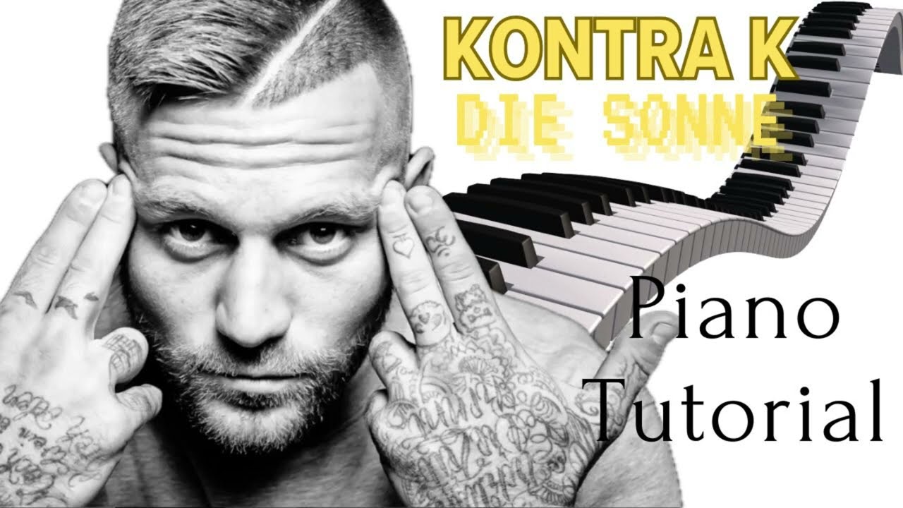 Kontra K, Santos  - Die Sonne, Klavier Tutorial