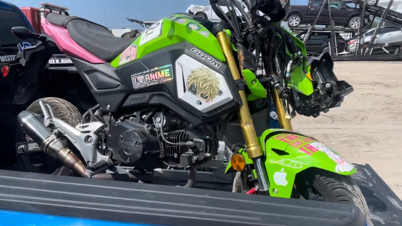 *$500* WRECKED HONDA GROM REBUILD!