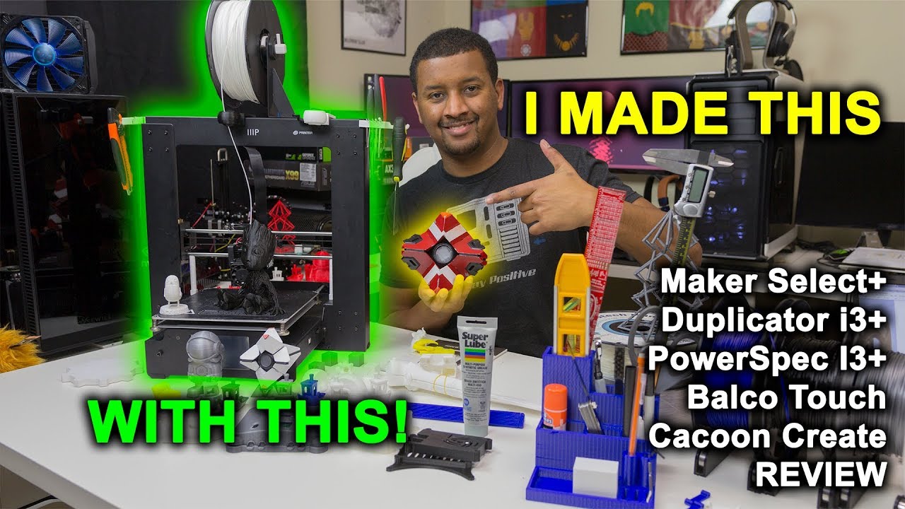 Monoprice Maker Select Plus | ПОДРОБНЫЙ ОБЗОР 3D-ПРИНТЕРА