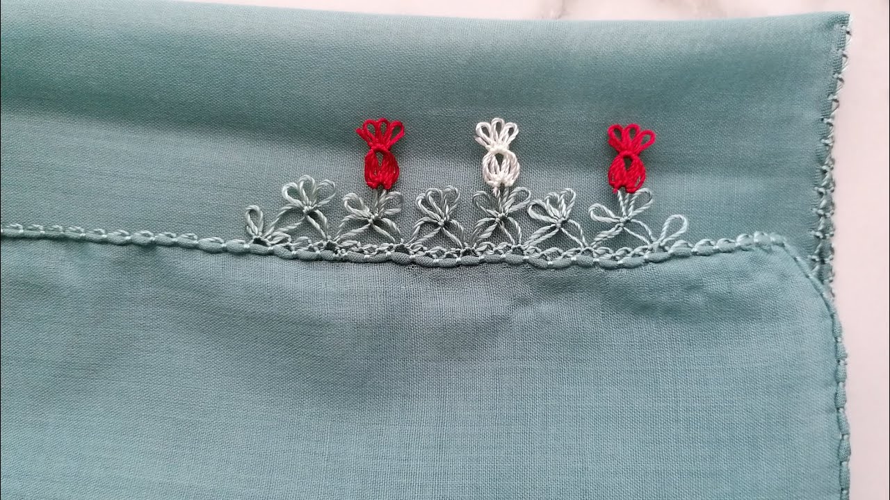 İğne oyası bayram şekeri modeli 