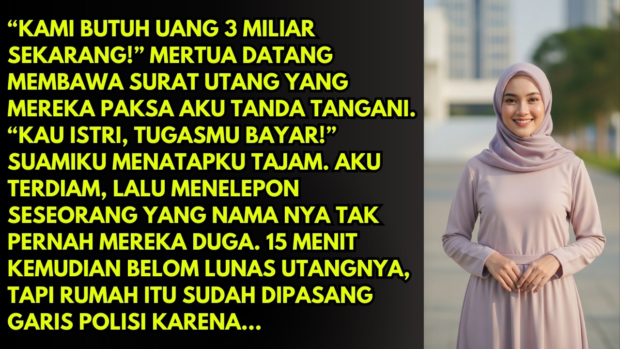 MERTUA DATANG MEMBAWA SURAT UTANG YANG MEREKA PAKSA AKU TANDA TANGANI. “KAU ISTRI, TUGASMU BAYAR!”