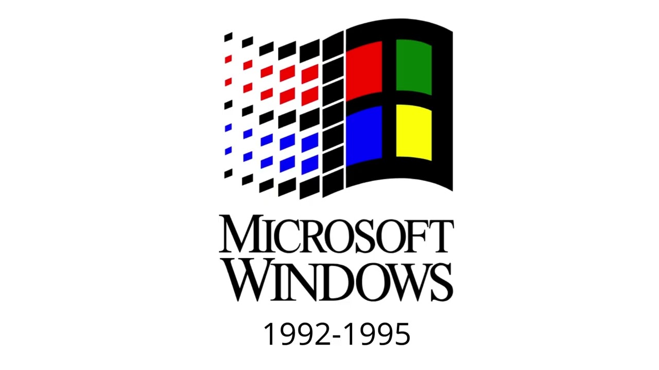Historia De Logos De Windows (Estados Unidos) 1985-2025 Con Canva