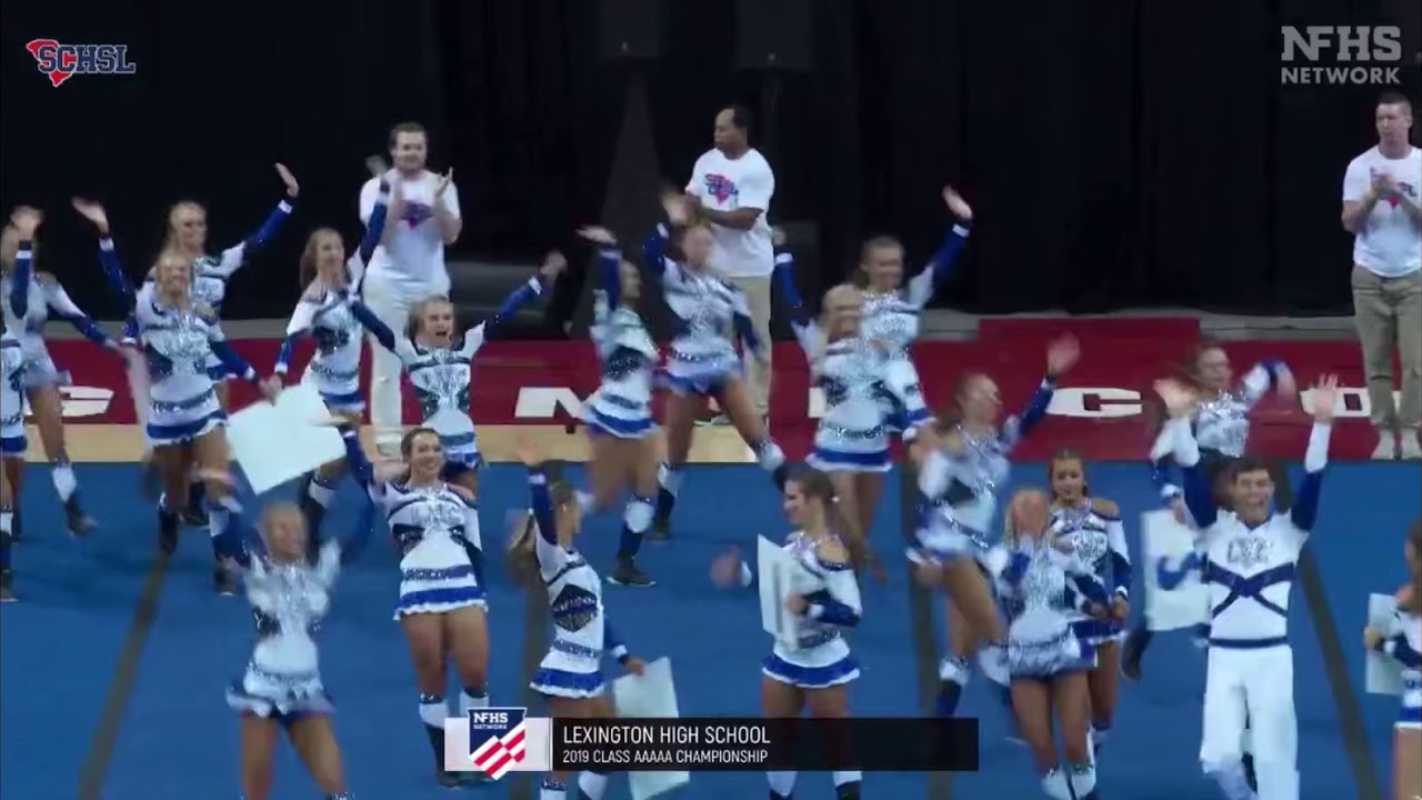 lexington high school varsity cheer state 2019