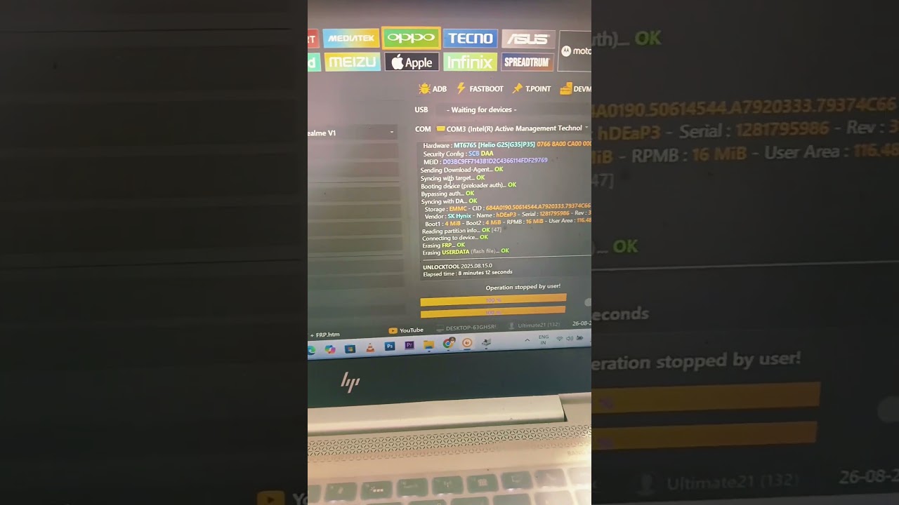 oppo A54 pin pattern frp unlock by unlock tool 100 % done