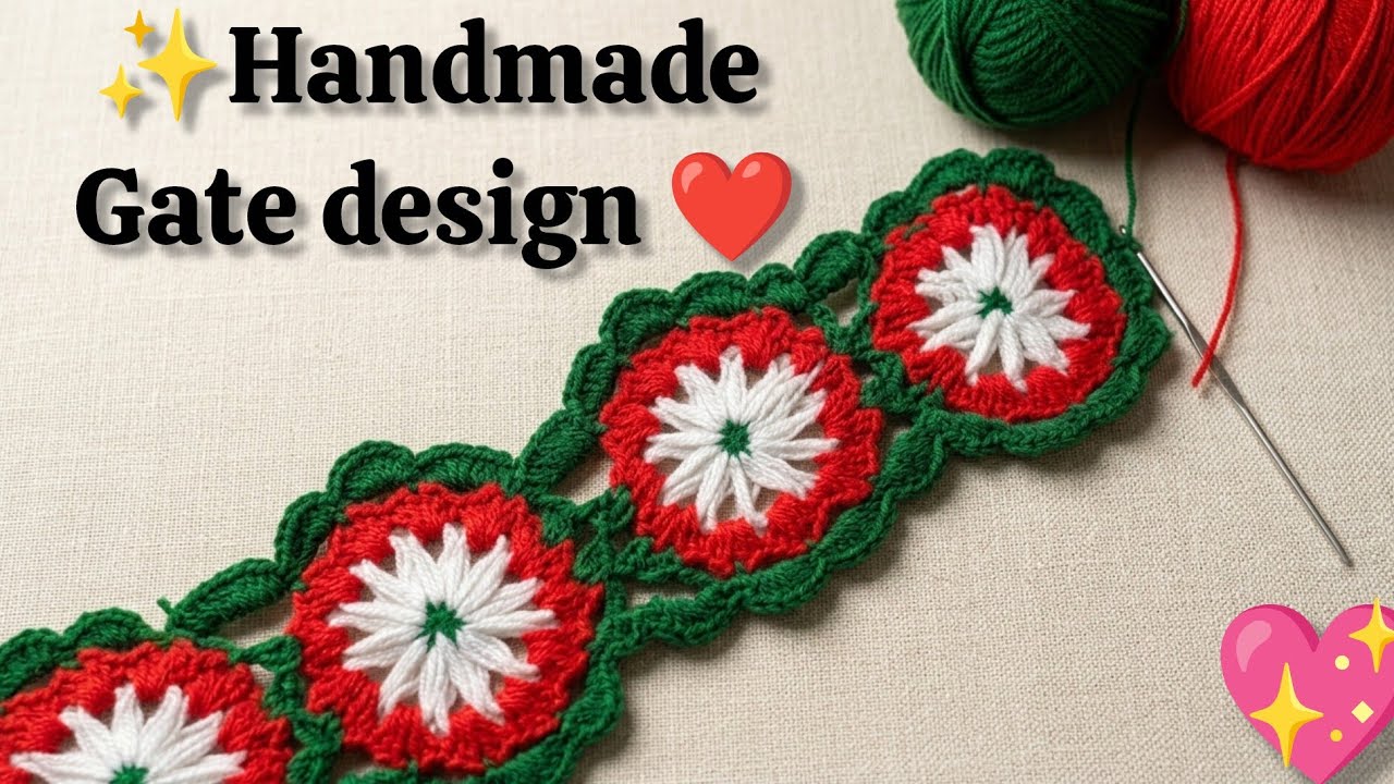 🌺beautiful toran patiya design🌺patiya design woolen toran patiya design