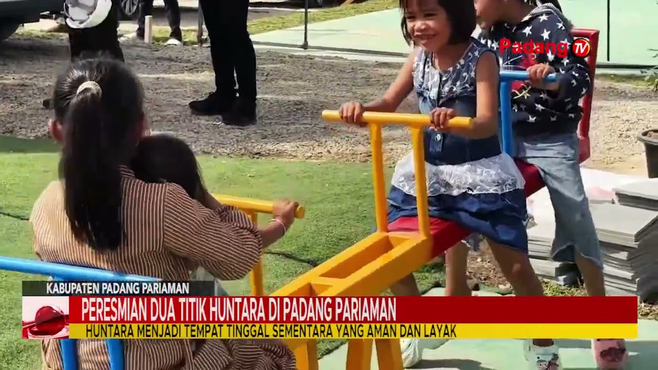 PERESMIAN DUA TITIK HUNTARA DI PADANG PARIAMAN