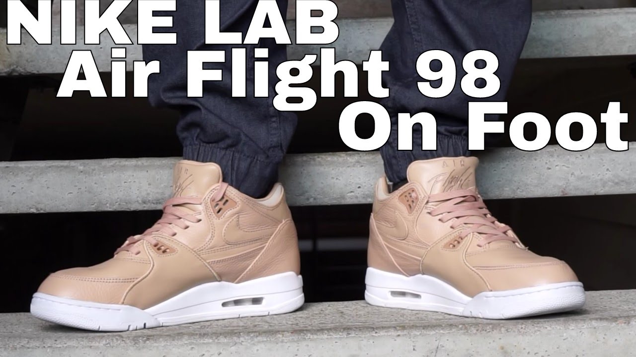NIke Lab Air Flight 89 Tan Vachetta (On Foot)