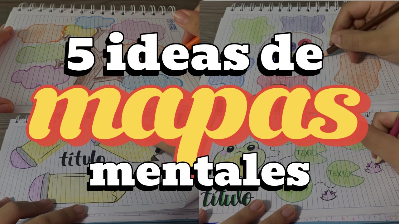 5 ideas de MAPAS MENTALES 📖✏️