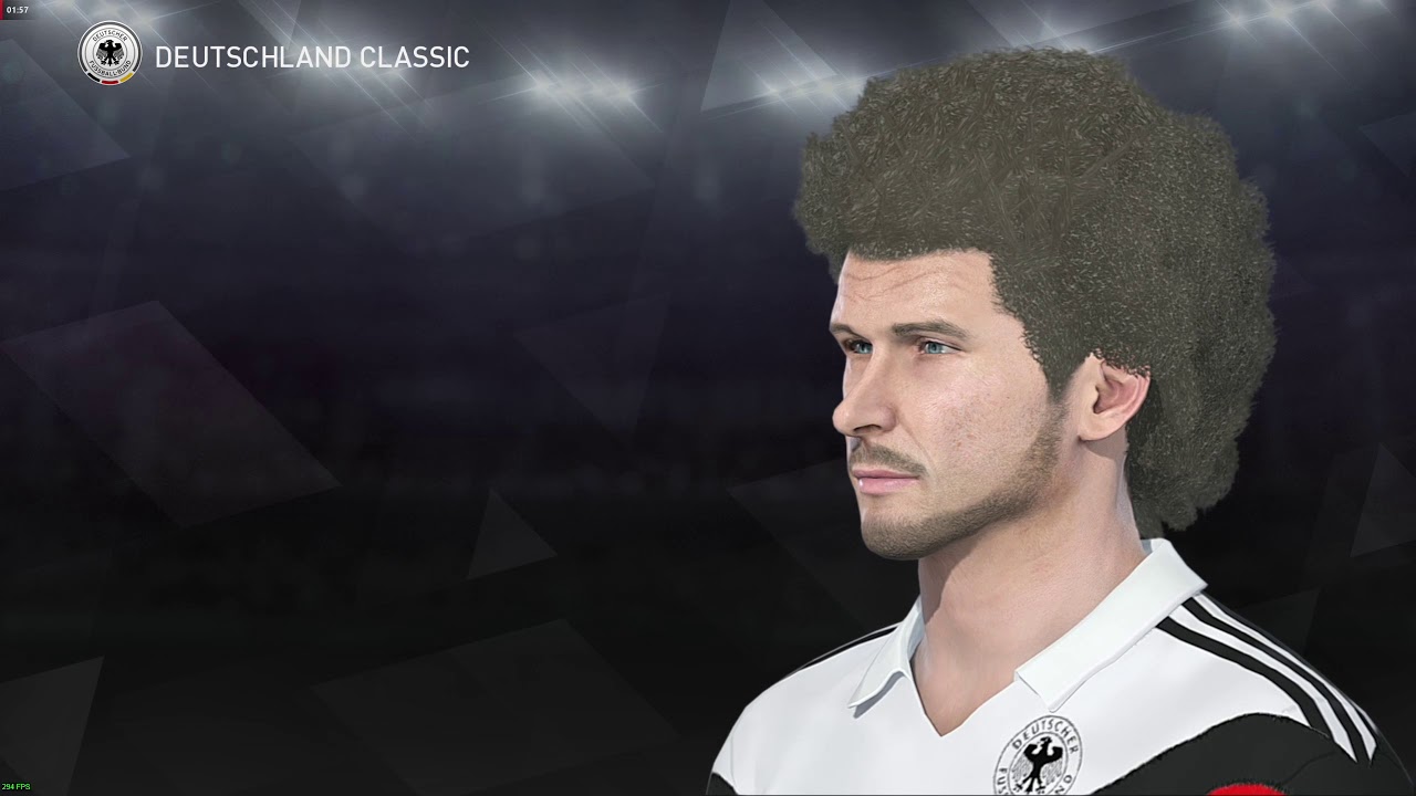 PES 2018 - Paul Breitner (FC Bayern & Real Madrid) face + stats - PES 2019