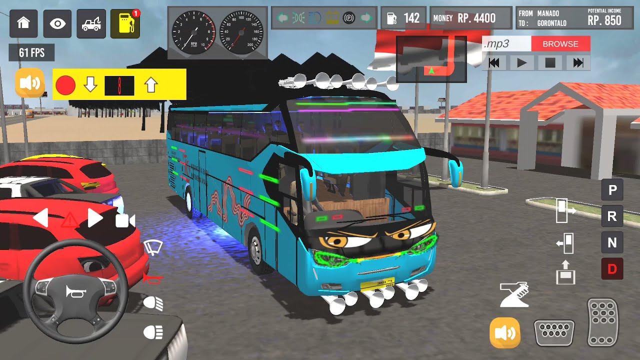 Bus Simulator Basuri Nusantara Full Telolet | Android Gameplay