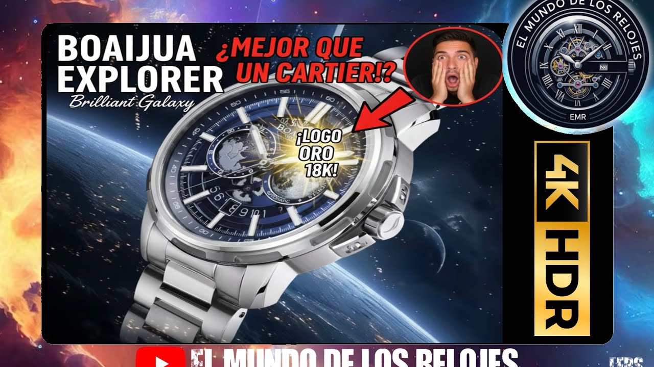 😱 ¡Me ha dejado SIN PALABRAS!. El reloj con ORO de 18K que desafía toda lógica | BOAIJIUA Explorer
