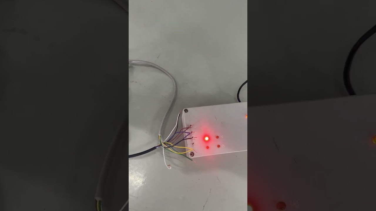 Garantta Safety Light Curtain Sensor - Test Video #curtainsensor #lightcurtain #safetysensor #sensor