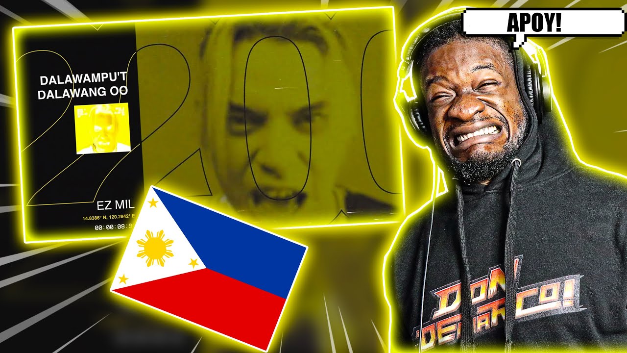 EZ TALKIN TO HIS PEOPLE! | Ez Mil - Dalawampu't Dalawang Oo (2200) (Lyric Video) REACTION