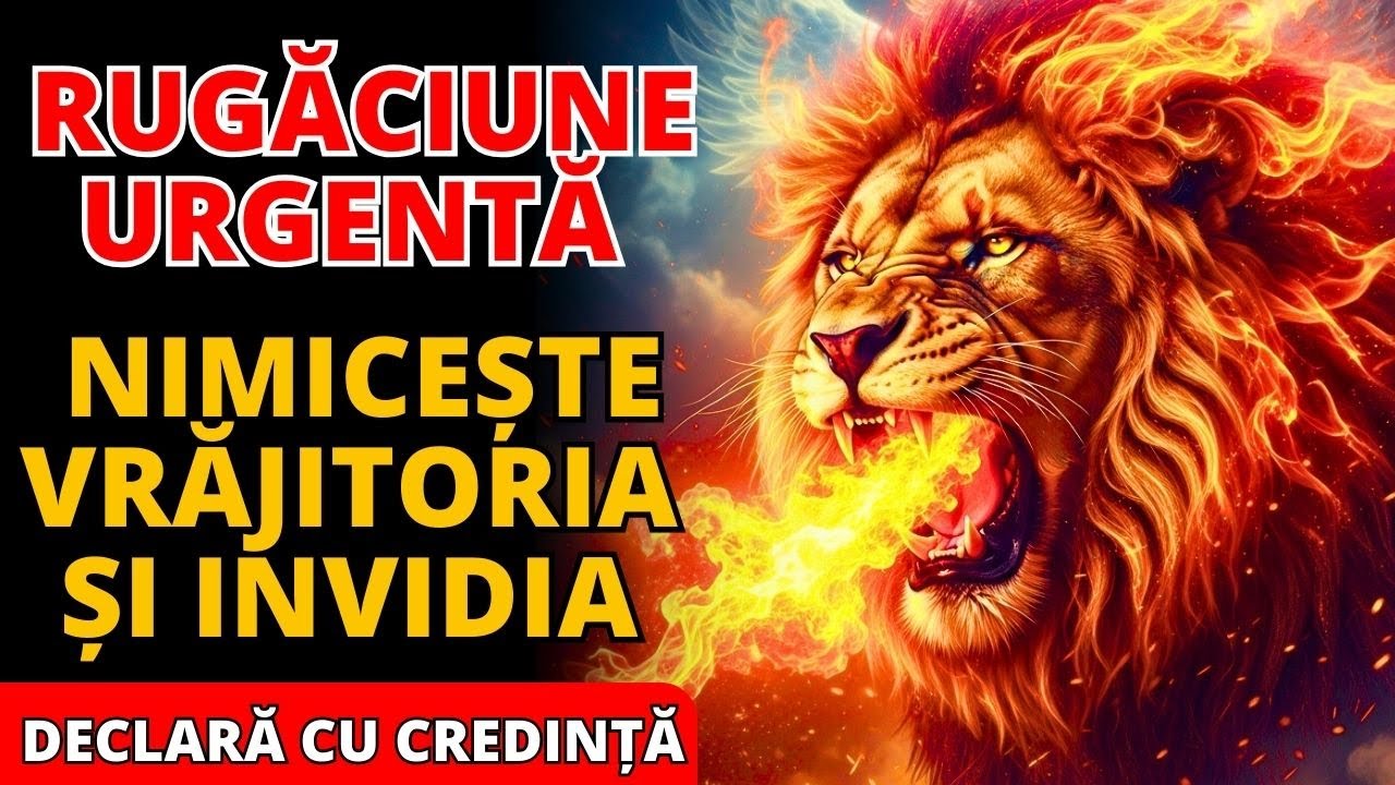 🔥 Nicio Vrăjitorie Nu Rezistă: Rugăciunea de Foc care PULVERIZEAZĂ Blestemele, Invidia și Deochiul