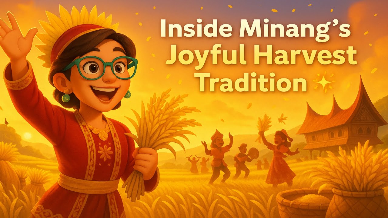 The Rice Harvest Festival of Minangkabau — Tradition, Unity, and Celebration 🎉🌾