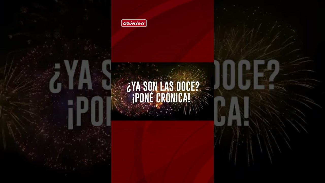 ✨ LA NOCHE DEL 31 ES DE CR&Oacute;NICA