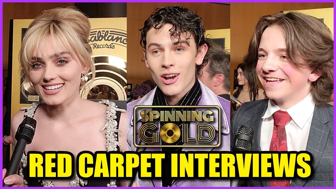 Spinning Gold Red Carpet Interviews: Meg Donnelly, Jeremy Jordan, Jason Isaacs, & More!