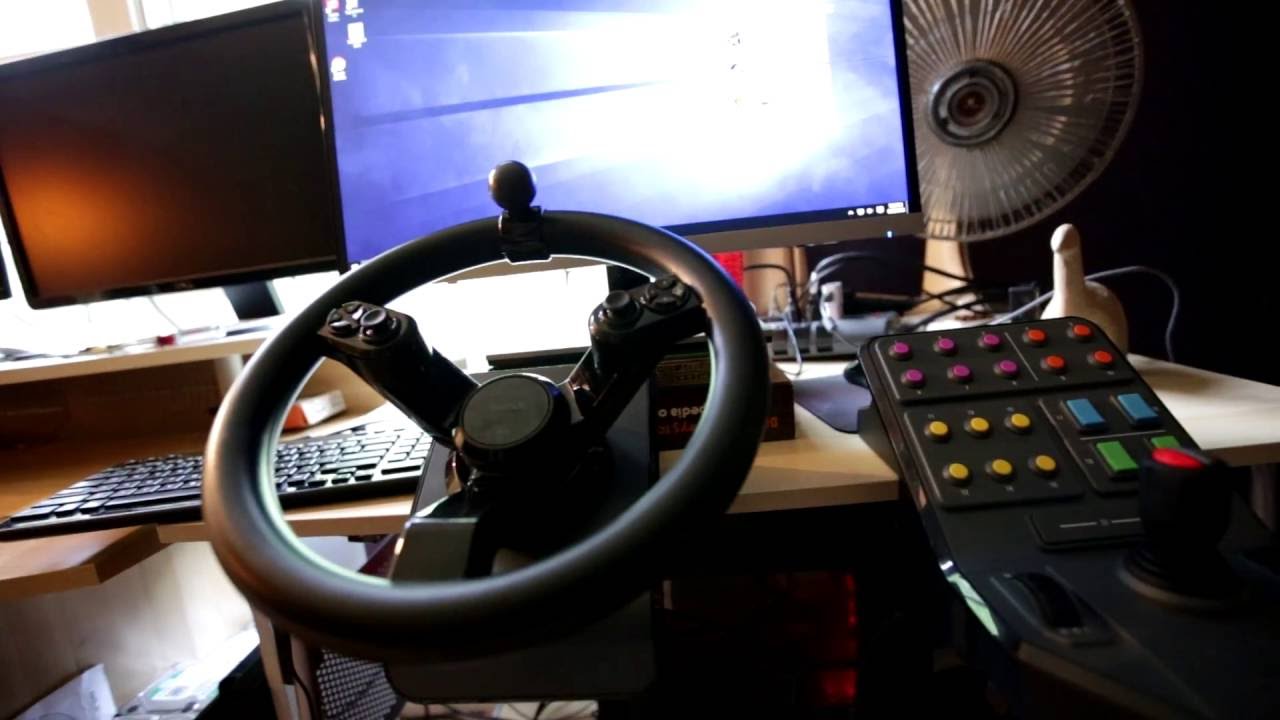 Saitek Farm Sim Wheel - first look - SADLY THIS BROKE AFTER 6 HOURS - DON'T BUY