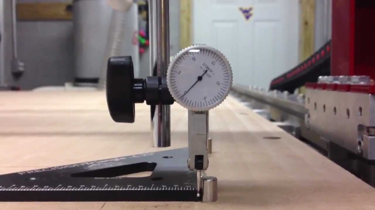 Squaring up the gantry