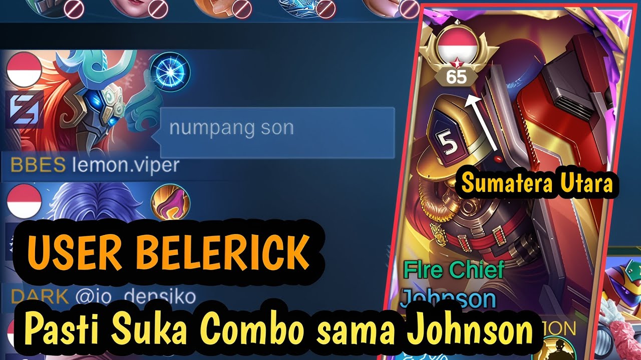 USER BELERICK PASTI SUKA COMBO SAMA JOHNSON