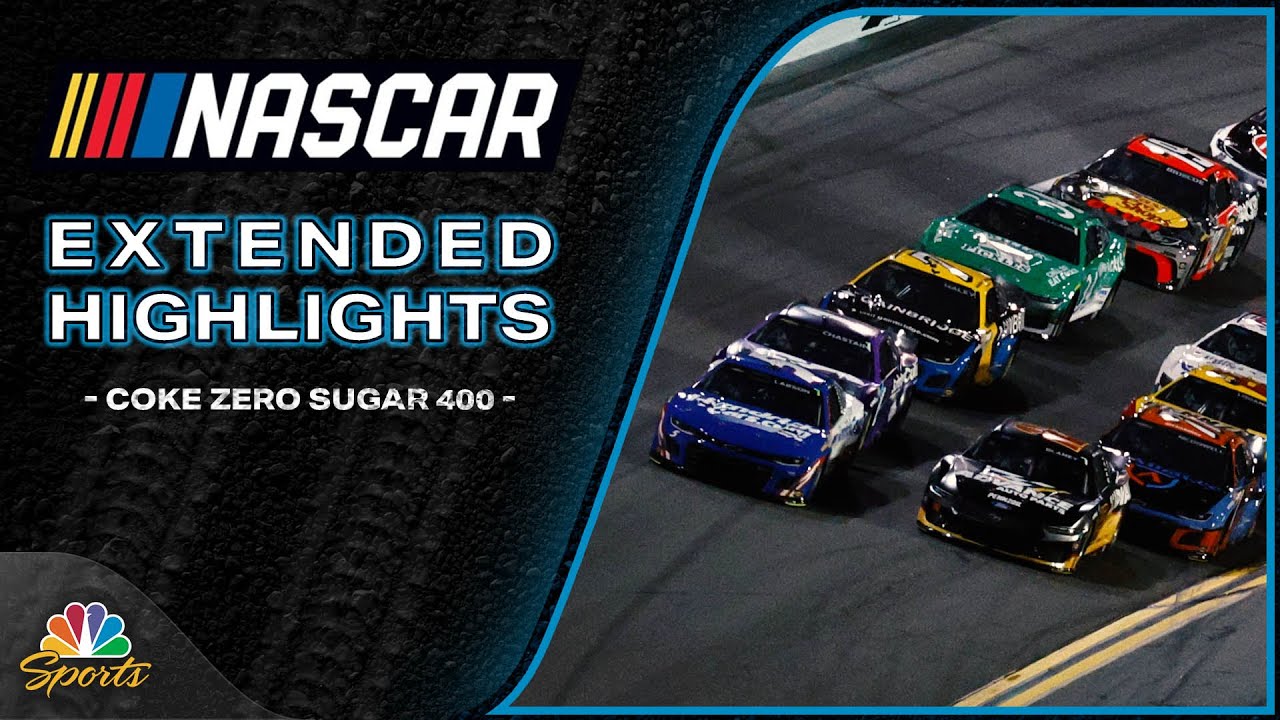 NASCAR Cup Series 2025: Coke Zero Sugar 400 | EXTENDED HIGHLIGHTS | Motorsports on NBC