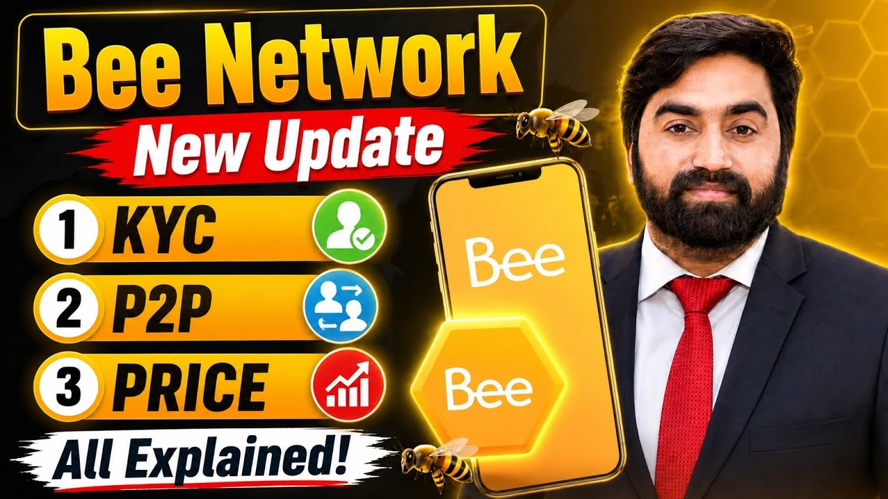 🐝 Bee Network New Update 2026 | KYC, P2P & Price Explained | Complete Guide in Urdu