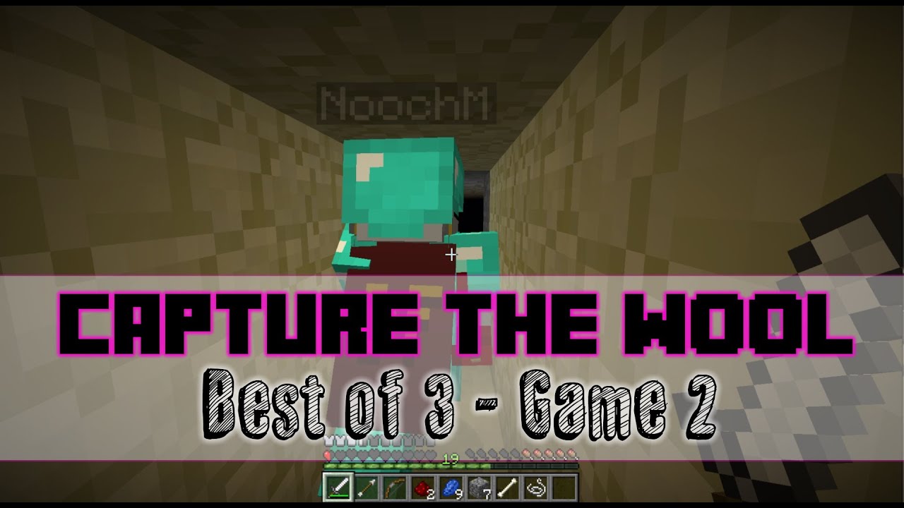 Minecraft: Capture The Wool #1 - Best of 3, Game 2 - THAT ESCAPE!