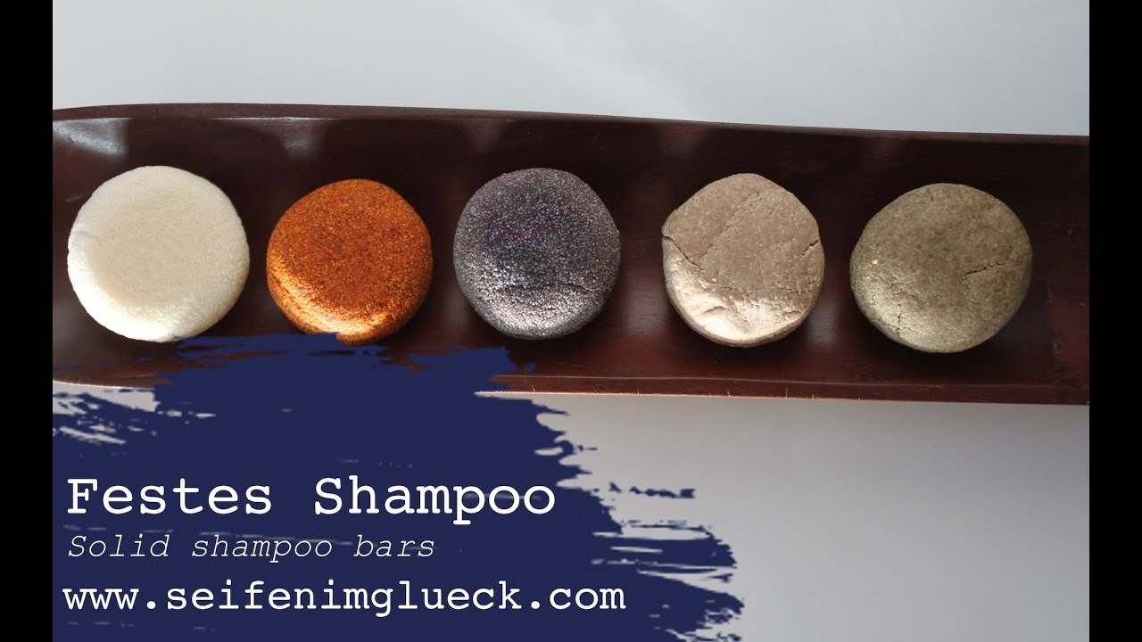 Festes Shampoo selber machen - making solid shampoo bars