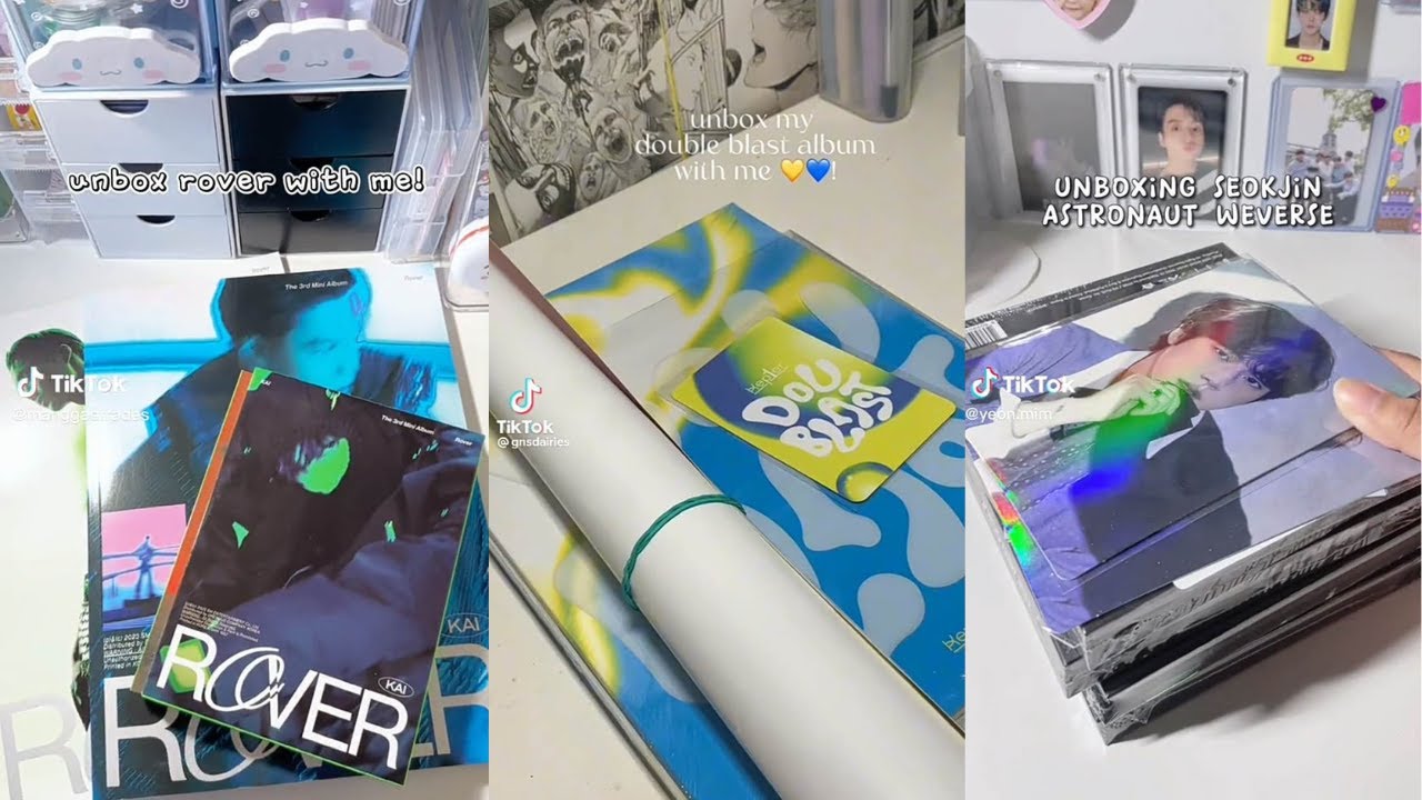 📦 UNBOXING KPOP ALBUMS l TIKTOK COMPILATIONS 🌪️