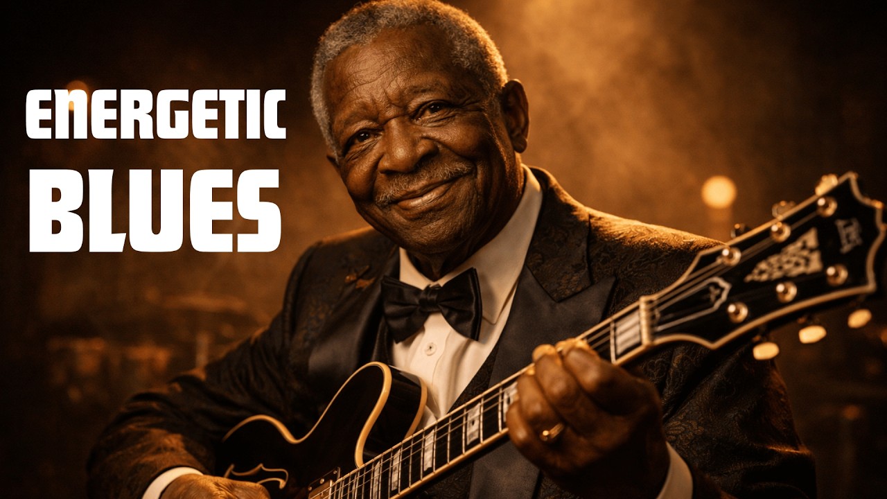 Energetic Electric Blues Guitar Instrumental | Powerful Driving Blues Rock Jam