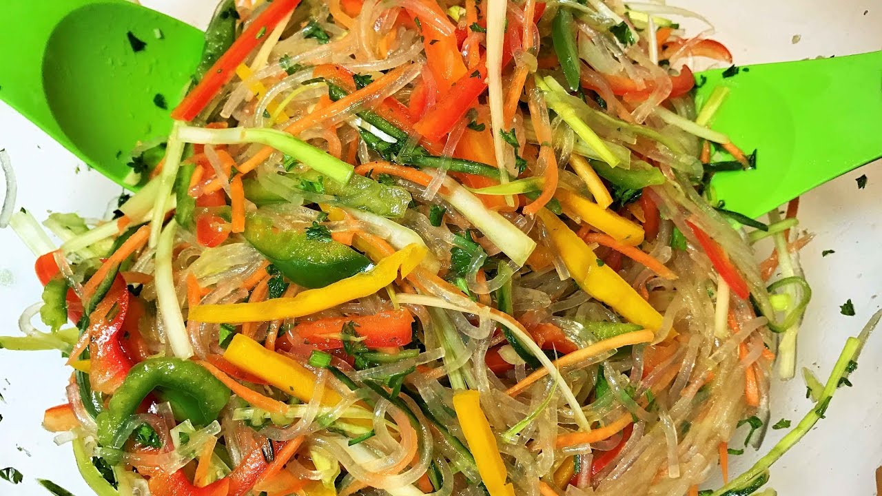 ФУНЧОЗА с овощами. Полезно и Вкусно!  Bean Threads with Vegetables